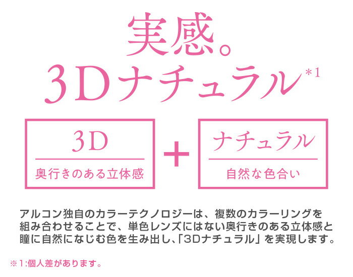 実感。3Dナチュラル