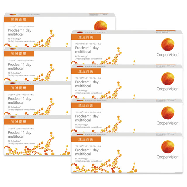 【送料無料】プロクリアワンデーマルチフォーカル 4箱