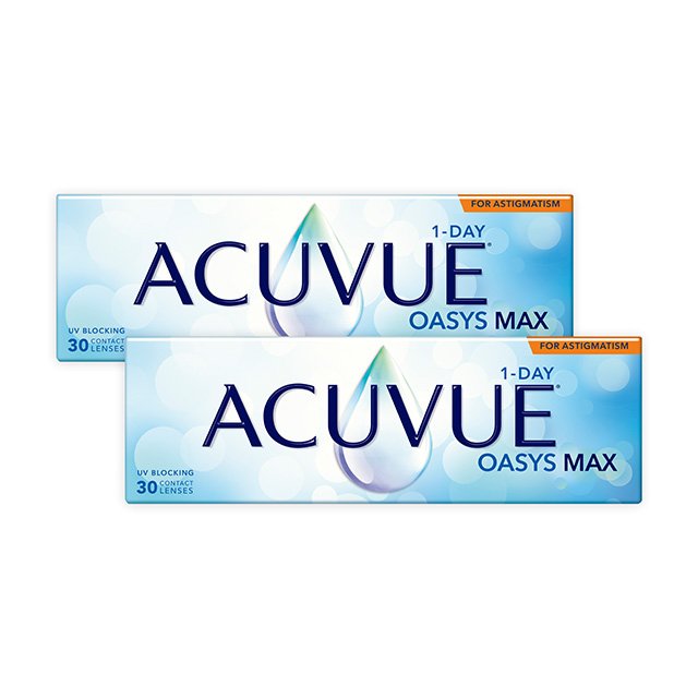 ワンデーアキュビューオアシスMAX乱視用 30枚 1箱