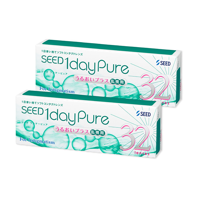 【送料無料】ワンデーピュアうるおいプラス乱視用 4箱