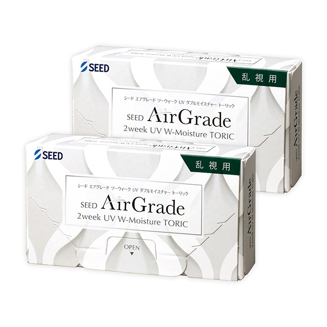 【送料無料】エアグレード2ウィークUVダブルモイスチャートーリック 6枚 2箱