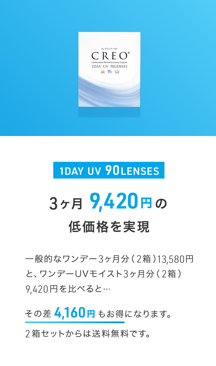 1ヵ月9,420円の低価格を実現