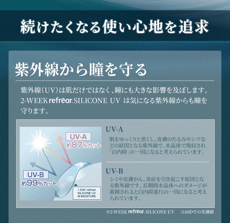 2ウィークリフレアシリコーン UV